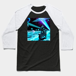 Space Rider Across the Stars Baseball T-Shirt